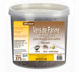 VERS DE FARINE POUR OISEAUX DE LA NATURE (déshydratés)