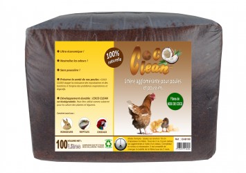 LITIERE POUR POULES ET POUSSINS ''COCO CLEAN''