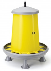 MANGEOIRE POULE/VOLAILLE A TREMIE AVEC PIEDS PLASTIQUE 5 KG