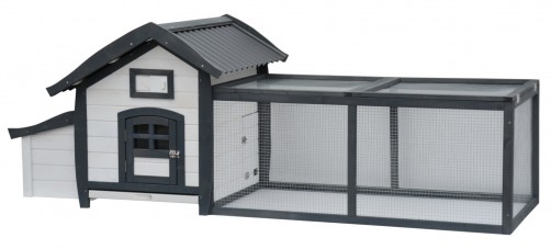 POULAILLER ''ALICE'' AVEC TOIT PVC-100% SAPIN DE FINLANDE