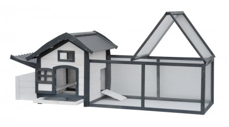 POULAILLER ''ALICE'' AVEC TOIT PVC-100% SAPIN DE FINLANDE