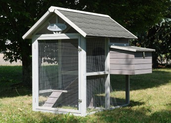 POULAILLER 2 POULES ''POULE HOUSE'' 100% SAPIN DE FINLANDE