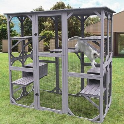 ENCLOS/PARC EXTERIEUR POUR CHAT ''CATPARK''