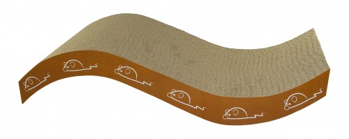 GRAND GRIFFOIR POUR CHAT CARTON ''VAGUE''
