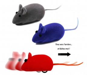 JOUET CHAT SOURIS A FRICTION