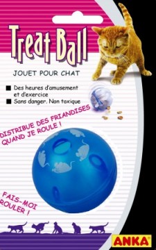 JOUET CHAT TREAT BALL