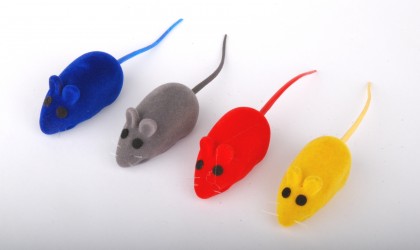 JOUET CHAT 2 SOURIS FEUTRE