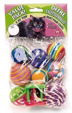 JOUET CHAT PACK 9 PIECES