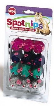 JOUET CHAT BLISTER LOT 12 SOURIS