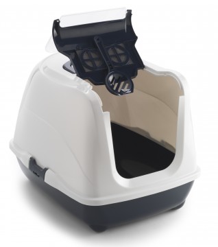 MAISON DE TOILETTE CHAT ANTI ODEUR ''FLIP CAT''