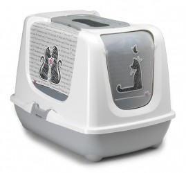 MAISON DE TOILETTE CHAT XXL ''CATS IN LOVE''