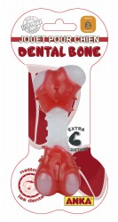 JOUET POUR CHIEN NYLON & CAOUTCHOUC DENTAL BONE