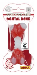 JOUET POUR CHIEN NYLON & CAOUTCHOUC DENTAL BONE