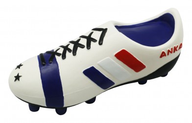 JOUET POUR CHIEN EN LATEX CHAUSSURE FOOT ''CHAMPION DU MONDE''