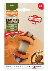 JOUET POUR CHIEN NYLABONE KNOT BONE GOUT BOEUF