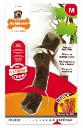 JOUET POUR CHIEN NYLABONE WOODEN STICK GOUT BACON