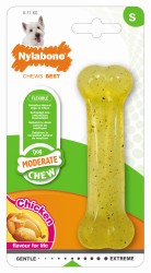 JOUET POUR CHIEN NYLABONE DENTAL MODERATE AU POULET
