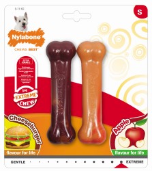 JOUET POUR PETIT ET MOYEN CHIEN NYLABONE EXTREME PACK 2 OS 