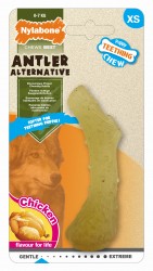 JOUET POUR CHIOT NYLABONE ANTLER AU POULET