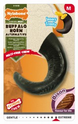 JOUET POUR CHIEN MOYEN NYLABONE BUFFALO CORNE