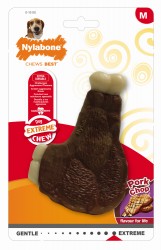 JOUET POUR CHIEN MOYEN NYLABONE CUISSE DE PORC