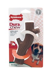 JOUET POUR CHIEN NYLABONE EXTREME HOLLOW STICK AU BACON