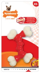 NYLABONE JOUET CHIEN EXTREME DOUBLE BONE AU BACON