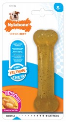 JOUET POUR CHIOT NYLABONE PUPPY BONE AU POULET