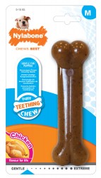 JOUET POUR CHIOT NYLABONE PUPPY BONE AU POULET
