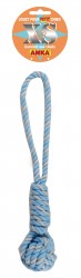 JOUET POUR PETIT CHIEN CORDE TRACTION BALLE XS
