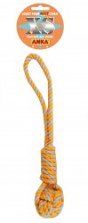 JOUET POUR PETIT CHIEN CORDE TRACTION BALLE XS