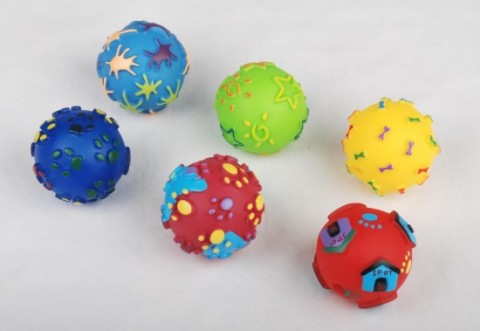 JOUET POUR PETIT CHIEN 6 MINI BALLES 