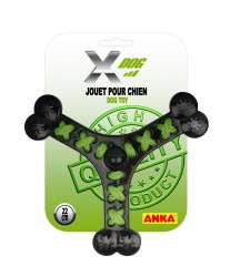 JOUET POUR CHIEN CAOUTCHOUC XDOG 2 EN 1
