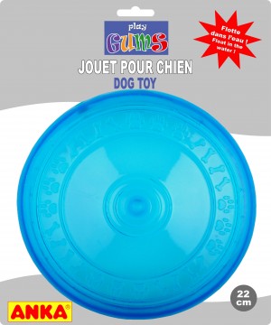 JOUET POUR CHIEN FRISBEE CAOUTCHOUC 'FUN COLOR'