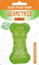 JOUET POUR CHIEN OS ''GEOMETRIX'' AVEC ORGANE SONORE