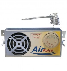 CHAUFFAGE POUR CLAPIER/HABITAT RONGEUR A AIR PULSÉ