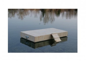 ILOT FLOTTANT POUR CANARDS, POULES D'EAU, MANDARINS, SIFFLEURS...