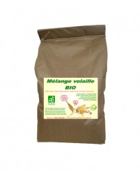 ALIMENT BIO MELANGE POUR VOLAILLE/POULES PONDEUSES