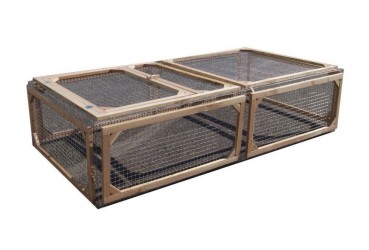 ENCLOS PARC POUR TORTUE EN BOIS DOUGLAS 200 X 100 X HAUT 50 CM