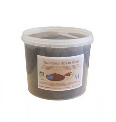 CONCASSÉ DE LIN GRAS BIO POUR POULES 5 KG