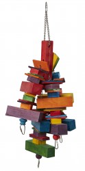 JOUET OISEAU GEANT ''MULTI WOOD SQUARE''
