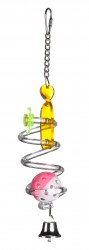 JOUET OISEAU ''ATTRACTIVE SPIRALE''
