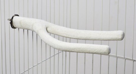 PERCHE THERAPEUTIQUE DOUBLE POUR CANARI ET PERRUCHE