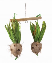 JOUET POUR PERROQUET/GRANDE PERRUCHE GIANT COCO FLOWER A SUSPENDRE