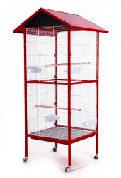 VOLIERE OISEAUX METAL/CAGE OISEAUX METAL ''LILLEAU''