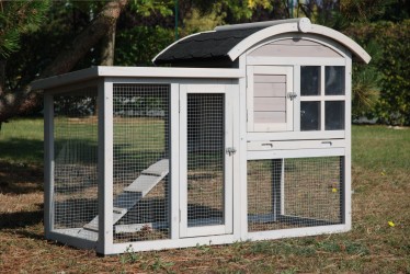 CAGE COCHON D'INDE BOIS ''CURVE''