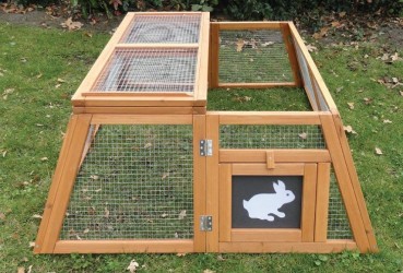 ENCLOS POUR LAPIN et COCHON D'INDE PLIABLE ''TRAPEZE'' 100% SAPIN DE FINLANDE