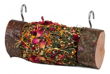 FRIANDISE ROULEAU PERSIL & FLEURS A SUSPENDRE POUR RONGEURS