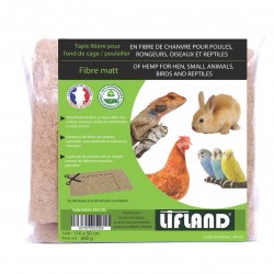 TAPIS LITIERE DE CHANVRE POUR LAPIN, COCHON D'INDE, HAMSTER, FURET, CHINCHILLA, RAT...