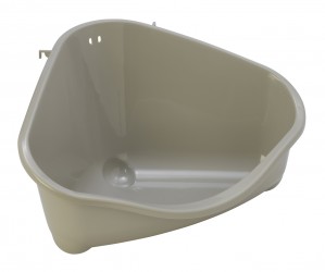 TOILETTE DE CAGE LAPIN, COCHON D'INDE, RAT, GERBILLE D'ANGLE Taille MEDIUM